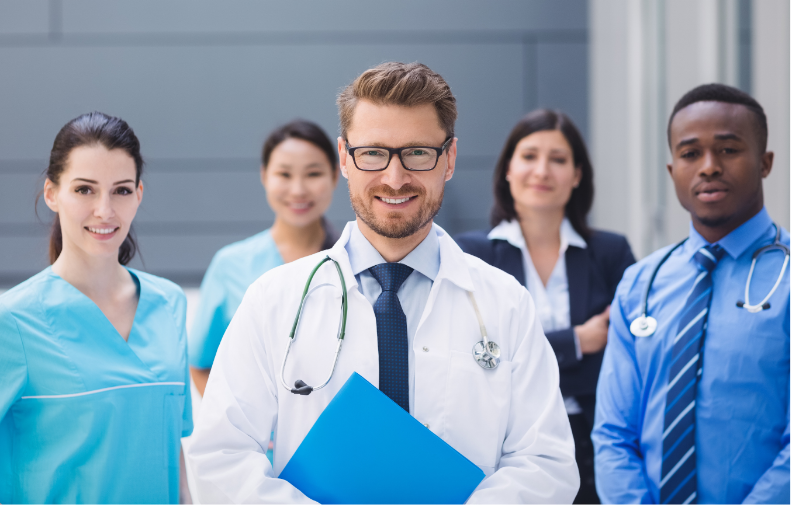 group of health professionals